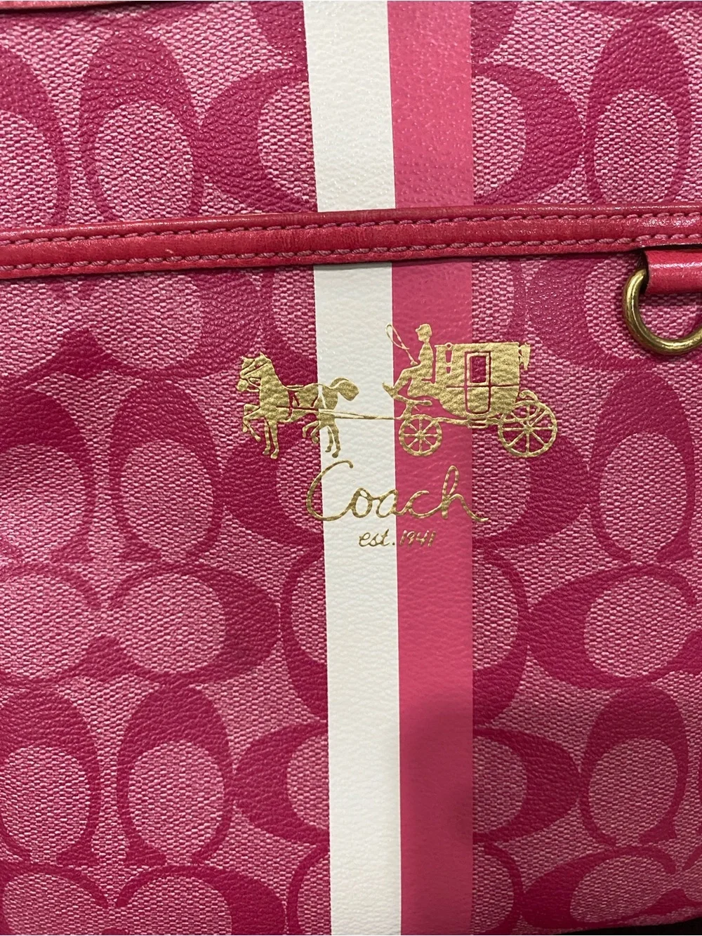 Coach  Signature C Jacquard Crossbody Bag